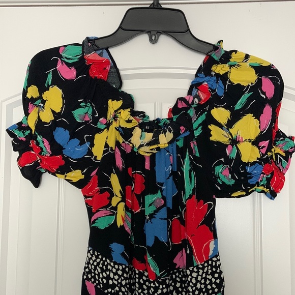 NWT Designer RIXO x Target Floral Off Shoulder Dress - Picture 6 of 16